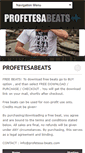 Mobile Screenshot of profetesa-beats.com